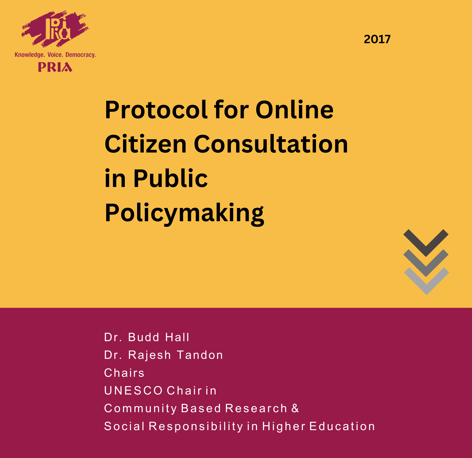 Protocol for Online Citizen Consultations in Public Policymaking